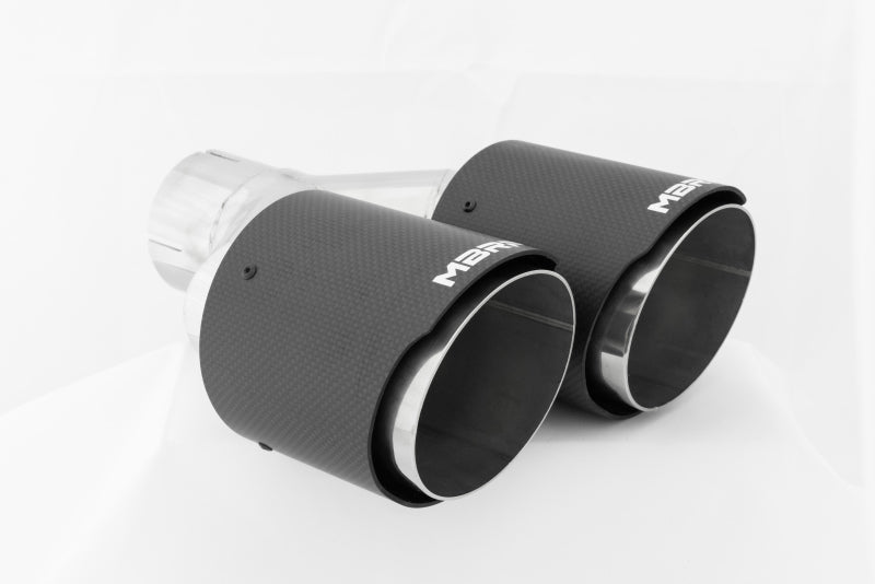 MBRP Universal Carbon Fiber Dual Tip 4in OD/2.5in Inlet-tuningsupply.com