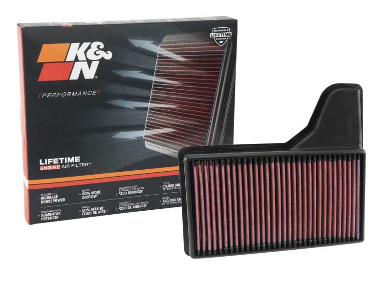 

K&N Engineering 33-5029 - KNN33-5029 - K&N Replacement Panel Air Filter for 2015 Ford Mustang 2.3L L4/3.7L V6/5.0L V8 - Shipped in Europe - Tuningsupply.com
