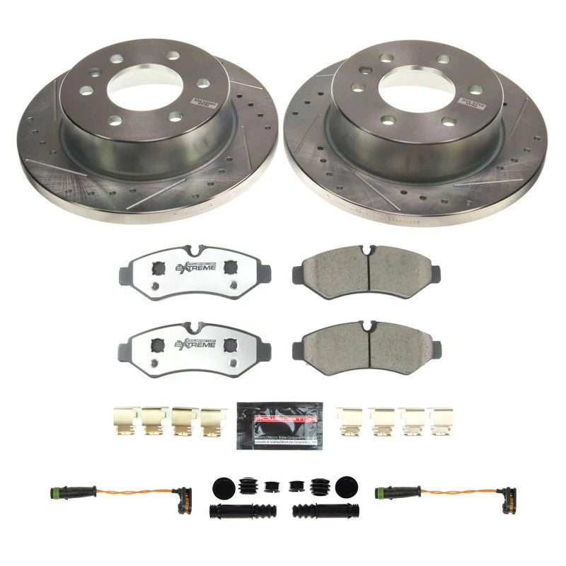 

PowerStop K8656-36 - PSBK8656-36 - Power Stop 19-21 Mercedes-Benz Sprinter 2500 Rear Z36 Truck & Tow Brake Kit - Shipped in Europe - Tuningsupply.com
