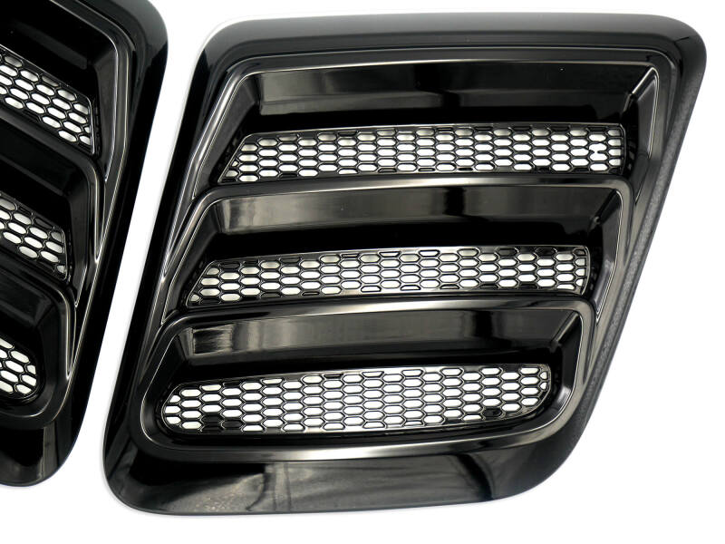 

Roush 422325 - RSH422325 - Roush 2018-2023 Mustang Hood Heat Extractors - Gloss Black - Shipped in Europe - Tuningsupply.com
