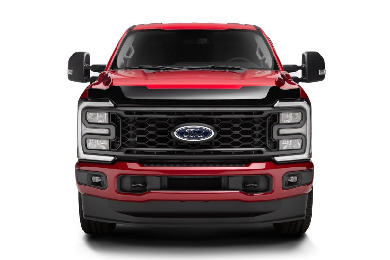 AVS 23-24 Ford F-250 (Ex. Tremor) Aeroskin Low Profile Hood Shield - Smoke-tuningsupply.com