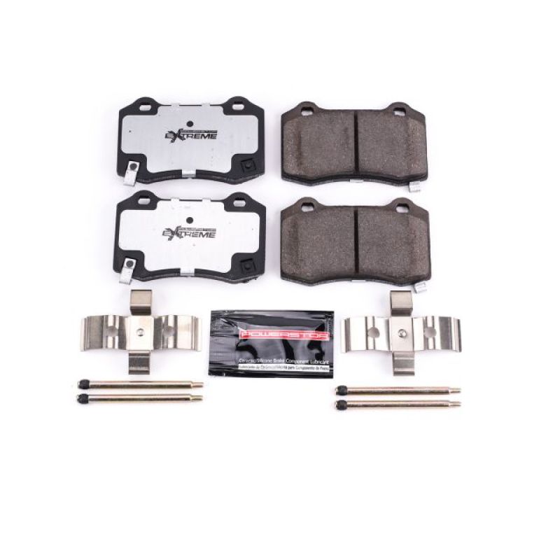 Power Stop 12-23 Dodge Charger Rear Z26 Extreme Street Brake Pads w/Hardware-tuningsupply.com