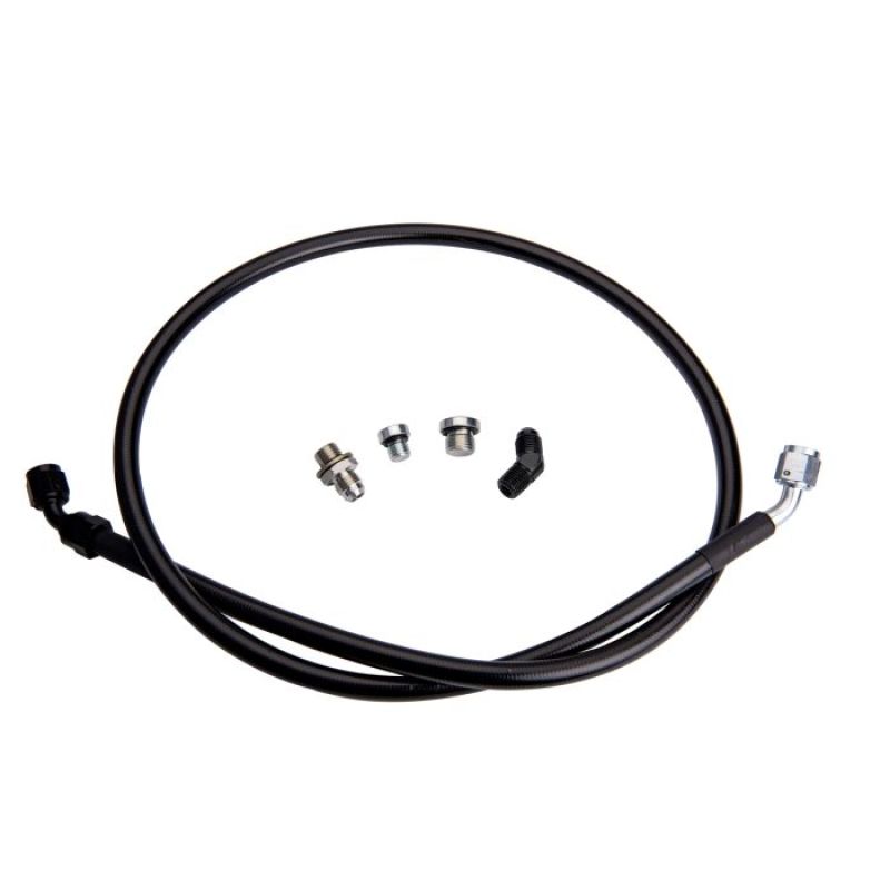 Fleece Performance Duramax Remote Turbo Oil Feed Line Kit for 01-16 Duramax/w 1/4 NPT Oil Inlet-tuningsupply.com