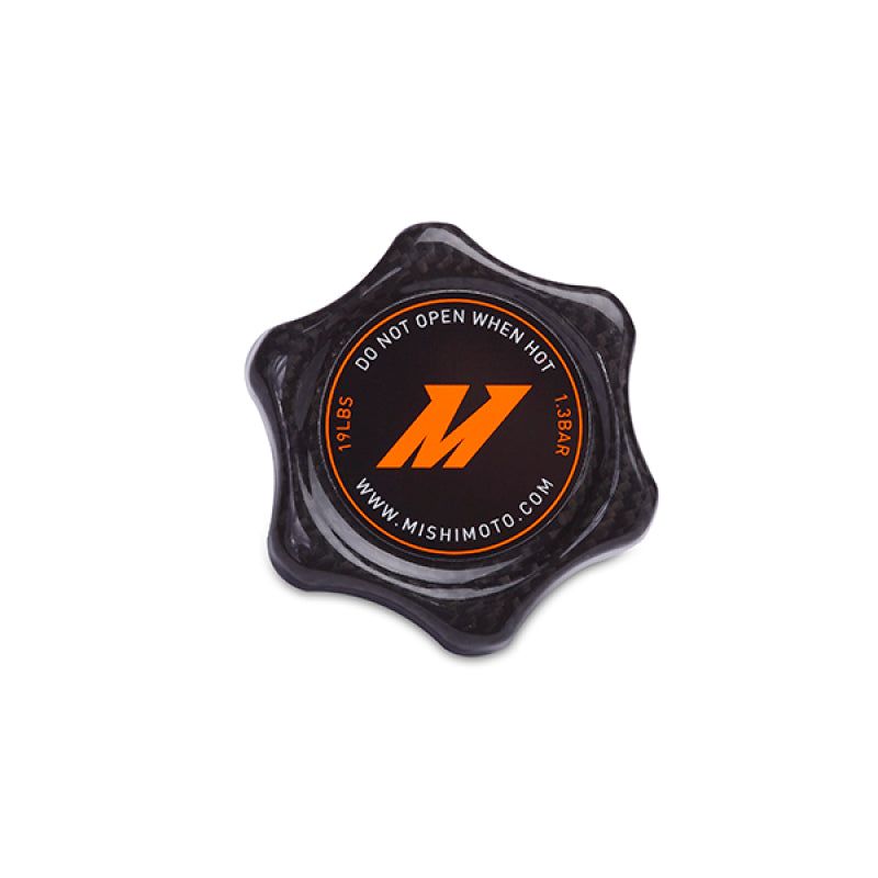 Mishimoto 1.3 Bar Rated Carbon Fiber Radiator Cap Small Import-tuningsupply.com