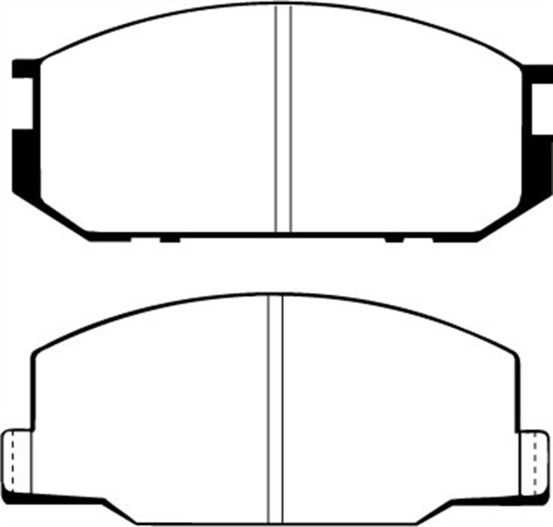 EBC 85-90 Lotus Esprit 2.2 Yellowstuff Front Brake Pads-tuningsupply.com