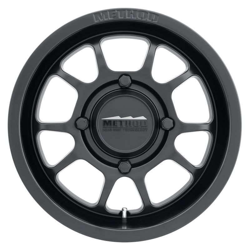 Method MR409 Bead Grip 15x10 / 5+5/0mm Offset / 4x136 / 106.25mm CB Matte Black Wheel-tuningsupply.com