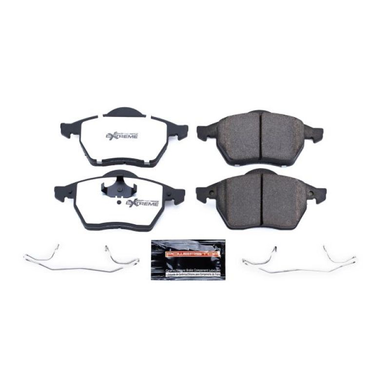 Power Stop 00-03 Audi TT Front Z26 Street Brake Pad w/Hardware-tuningsupply.com