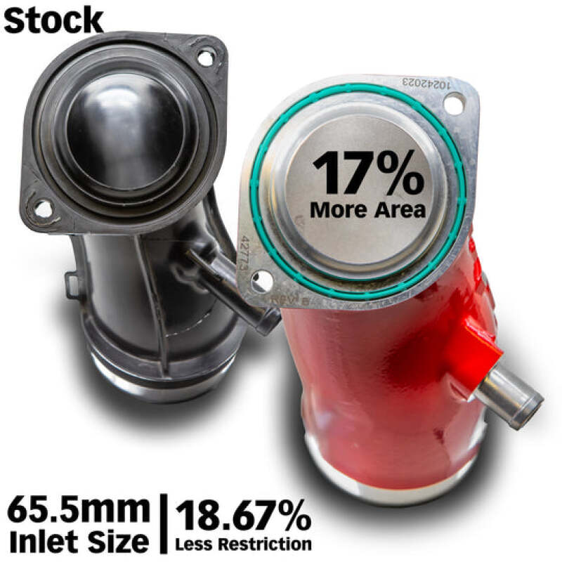 Banks Power 17-24 Chevrolet/GMC 2500/3500 6.6L Duramax L5P Monster-Ram Turbo Inlet Elbow - Red-tuningsupply.com