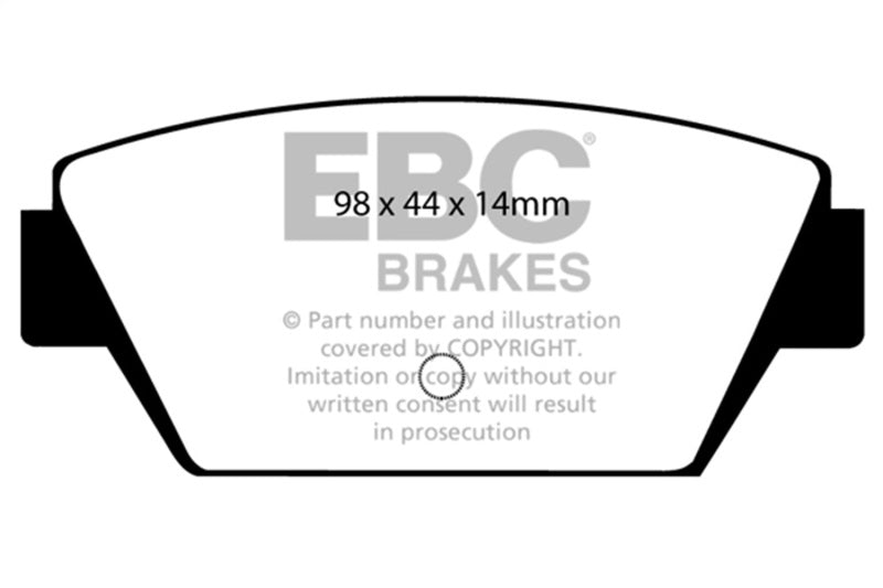 
  

EBC DP4576R - EBCDP4576R - EBC 93-94 Eagle Talon 1.8 Yellowstuff Rear Brake Pads - Shipped in Europe - Tuningsupply.com

