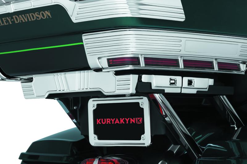 Kuryakyn Quick Adjust Tour-Pak Relocator 14-Up Touring Chrome-tuningsupply.com