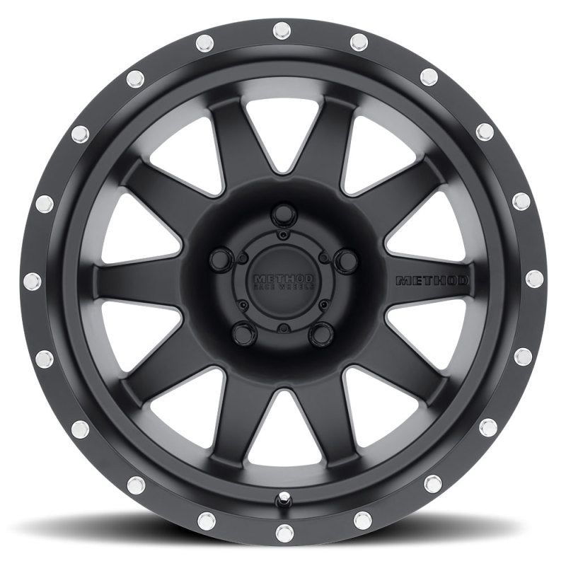 Method MR301 The Standard 17x9 -12mm Offset 5x5.5 108mm CB Matte Black Wheel-tuningsupply.com