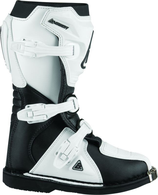 Answer AR1 Boot Black/White Youth Size - 1-tuningsupply.com