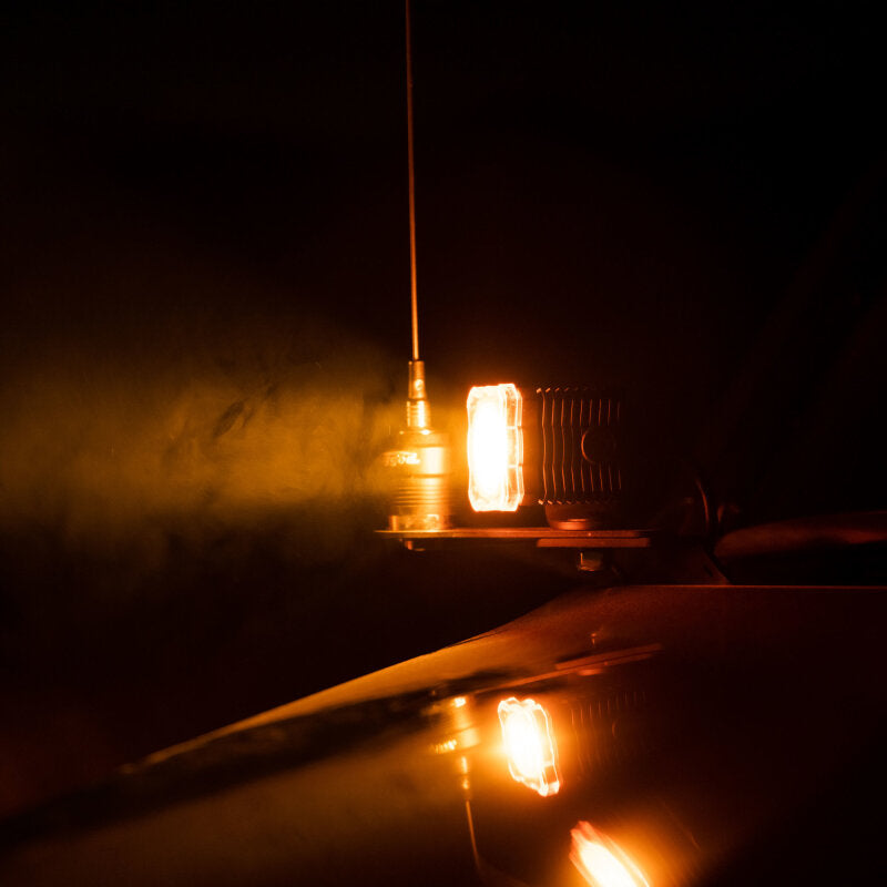 
  

KC HiLiTES  - KCL5330 - KC HiLiTES FLEX ERA 1 Single Light Shield ONLY (Amber) - Shipped in Europe - Tuningsupply.com

