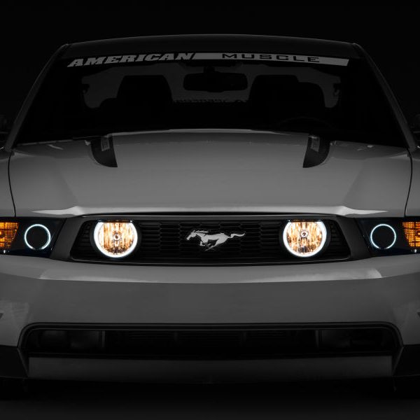 Raxiom 05-12 Ford Mustang GT LED Halo Fog Lights (Chrome)