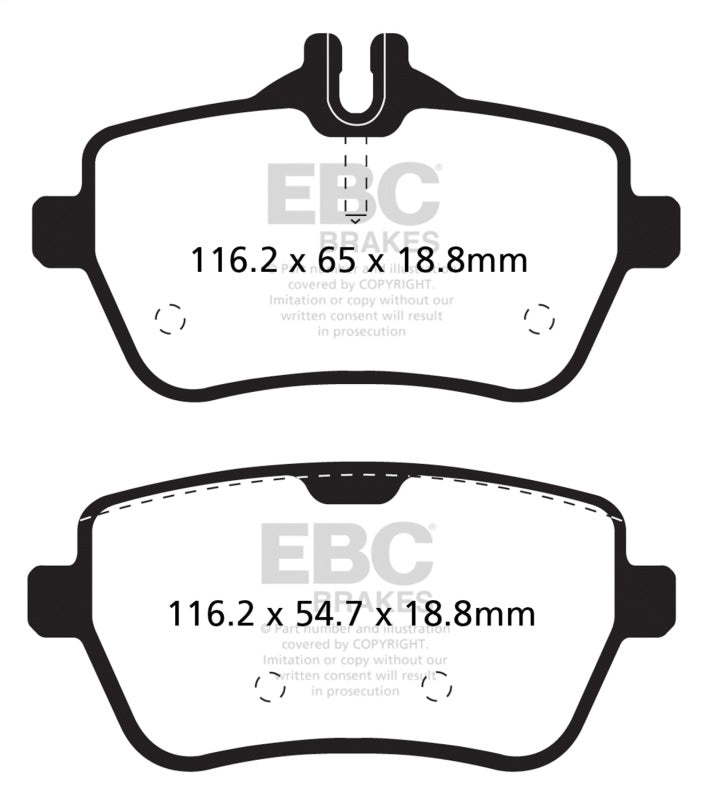 

EBC DP42180R - EBCDP42180R - EBC 14+ Mercedes-Benz S550 4.7 Twin Turbo Yellowstuff Rear Brake Pads - Shipped in Europe - Tuningsupply.com
