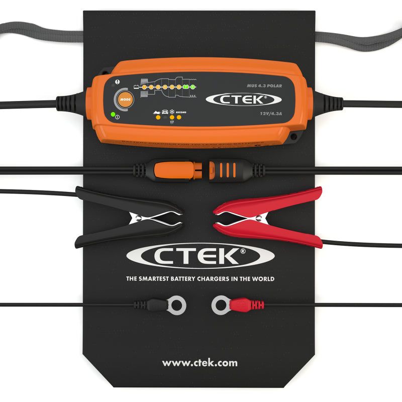 CTEK Battery Charger - MUS 4.3 Polar - 12V-tuningsupply.com