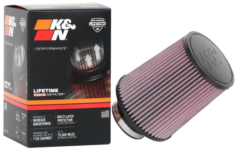 

K&N Engineering RU-5100 - KNNRU-5100 - K&N Universal Clamp-On Air Filter 3-1/8in FLG / 6in B / 5in T / 7in H - Shipped in Europe - Tuningsupply.com
