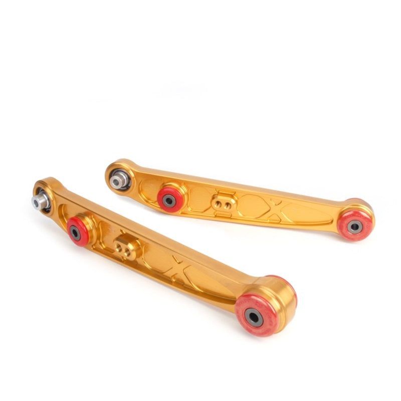 Skunk2 Honda/Acura EG/DC Alpha Series Rear Lower Control Arm Set - Gold-Control Arms-Skunk2 Racing-SKK542-05-1110-SMINKpower Performance Parts