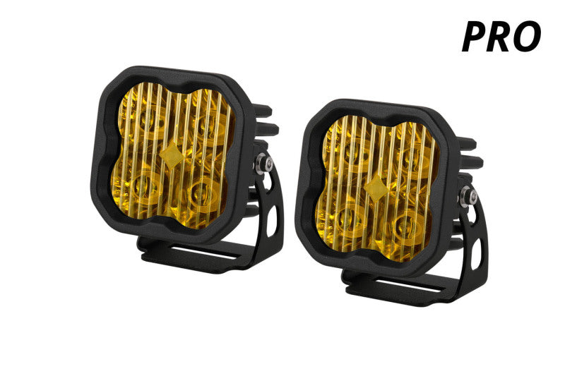 Diode Dynamics SS3 Pro ABL - Yellow SAE Fog Standard (Pair)-tuningsupply.com