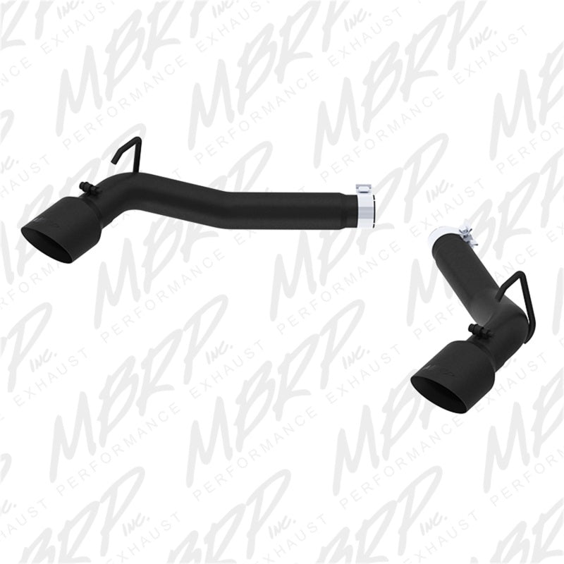 MBRP 2010-2015 Chevrolet Camaro V8 6.2L 3in Black Coated Axle Back Muffler Delete-tuningsupply.com