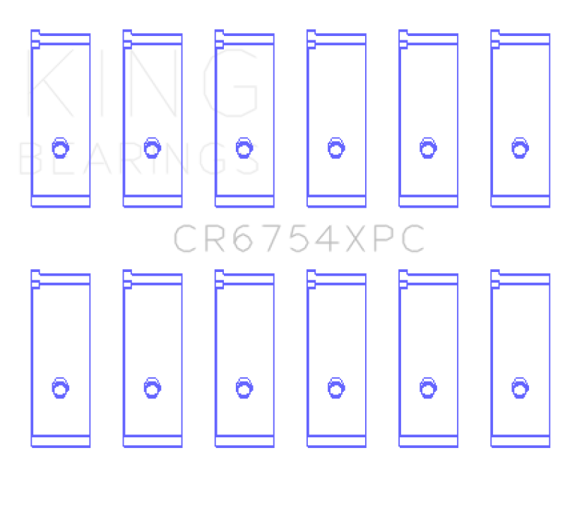 
  

King Engine Bearings GCR6754XPCSTDX - KINGCR6754XPCSTDX - King Engine Bearings Toyota2JZGE/2JZGTE 3.0L pMaxKote Performance Rod Bearing Set - Size STDX - Shipped in Europe - Tuningsupply.com

