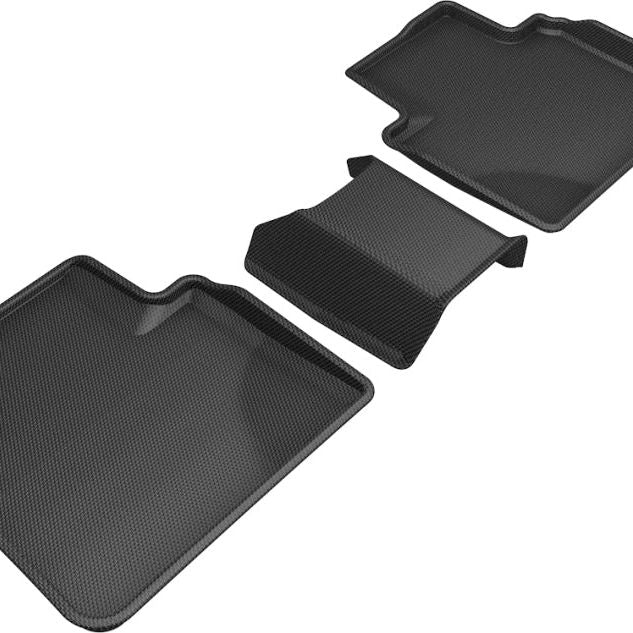 3D MAXpider 2018-2020 Honda Accord Kagu 2nd Row Floormats - Black-tuningsupply.com