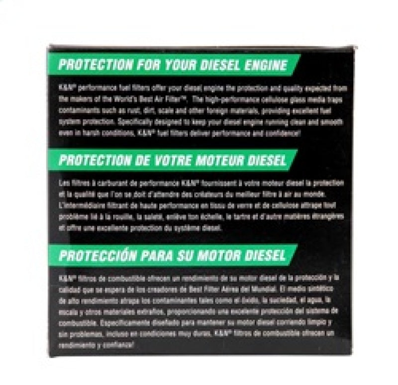 

K&N Engineering PF-4200 - KNNPF-4200 - K&N 03-09 Dodge Ram 5.9L L6 Diesel 3.375in OD x 3.969in L Fuel Filter - Shipped in Europe - Tuningsupply.com
