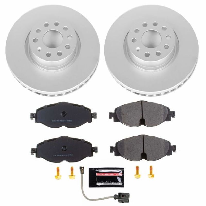 Power Stop 15-18 Audi A3 etuosan Z23 Evolution Sport -pinnoitettu jarrusarja 15-18 Audi A3 etupäässä