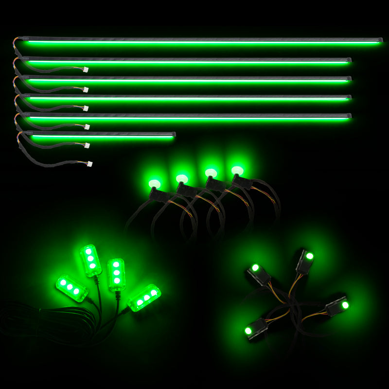 

ORACLE Lighting 4240-332 - ORL4240-332 - Oracle Lighting Dynamic Colorshift 18 Piece Universal Full LED Interior Dash Board Kit - Shipped in Europe - Tuningsupply.com

