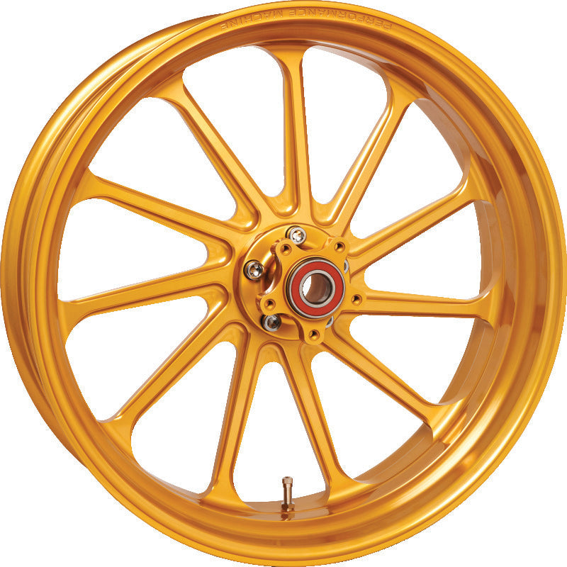 Performance Machine 18x5.5 Forged Wheel Assault  11 Spoke Race Weight - Gold Ano-tuningsupply.com