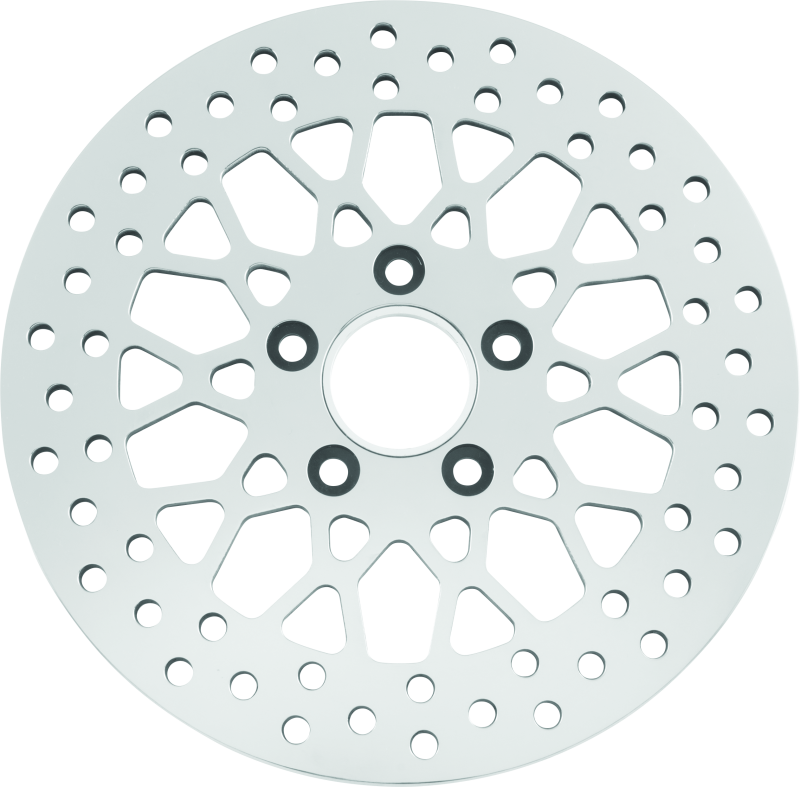 Bikers Choice 11.5 Inch Rear Mesh Brake Rotor 84-17 Big Twin & XL Except 08-17 FLH FLT-tuningsupply.com