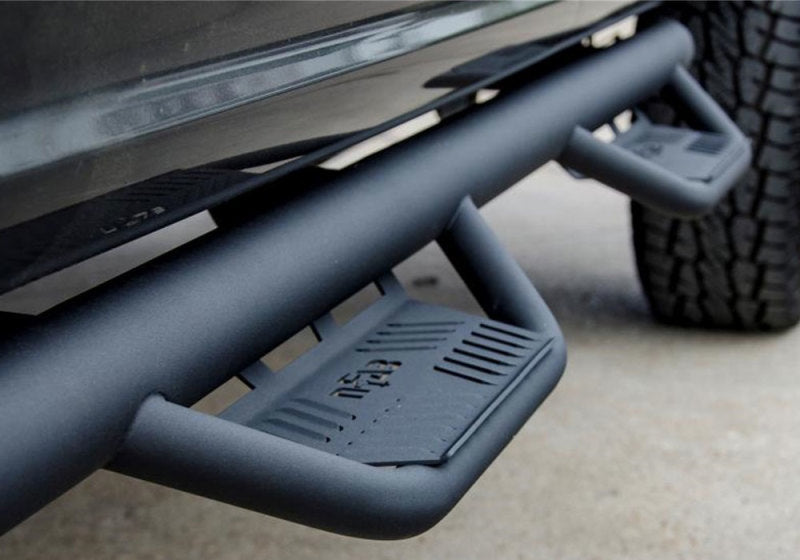 N-Fab Podium LG 2018 Jeep Wrangler JL 4DR SUV - Full Length - Tex. Black - 3in-tuningsupply.com