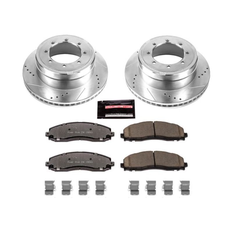 

PowerStop K6406-36 - PSBK6406-36 - Power Stop 13-16 Ford F-450 Super Duty Rear Z36 Truck & Tow Brake Kit - Shipped in Europe - Tuningsupply.com
