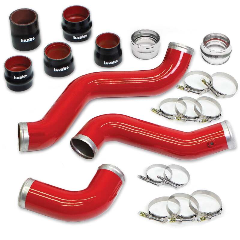 Banks Power 2020 GM 2500/3500 6.6L L5P Boost Tube Upgrade Kit - Red-tuningsupply.com