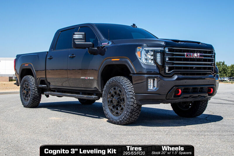 
  

Cognito  - COG110-91247 - Cognito 20-24 Chevy/GMC Silverado/Sierra 2500/3500 HD 2WD/4WD 3in Standard Leveling Lift Kit - Shipped in Europe - Tuningsupply.com

