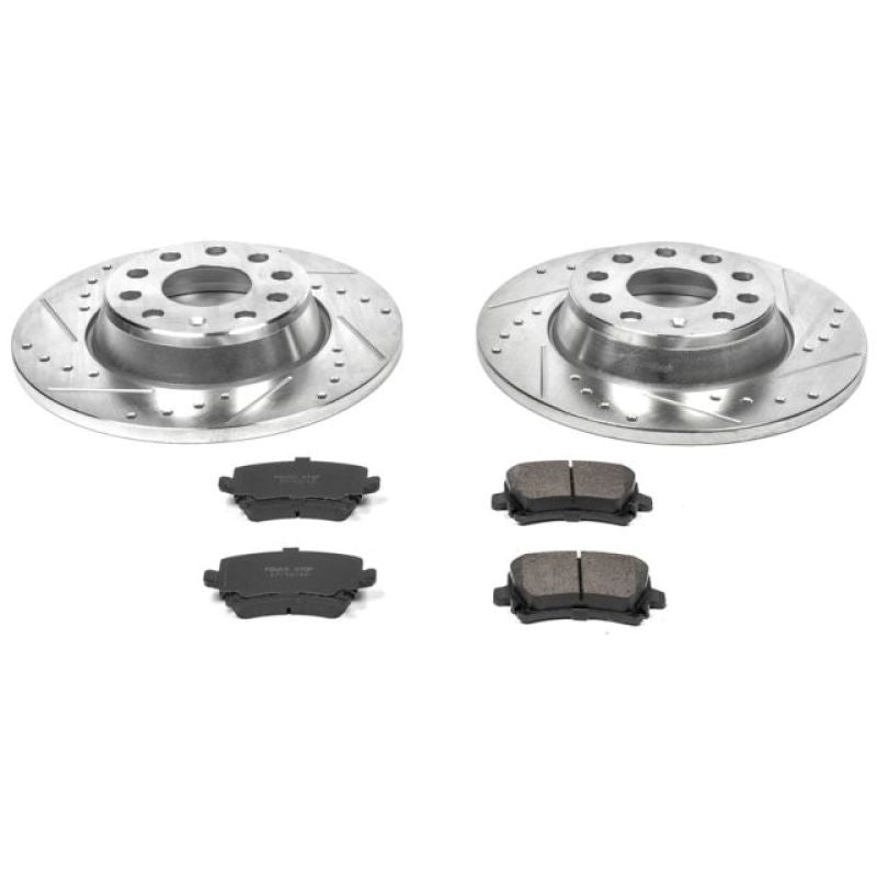 Power Stop 06-09 Audi A3 Rear Z23 Evolution Sport Brake Kit-tuningsupply.com