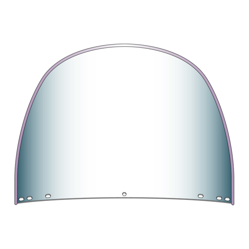 

National Cycle 20000 - NAT20000 - National Cycle Heritage Standard Top Rounded Replacement Beaded Windshield 5 Bolt - Clear - Shipped in Europe - Tuningsupply.com
