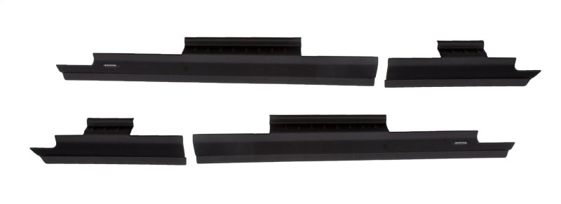 Bushwacker 2018 Jeep Wrangler Unlimited 4-Door Trail Armor Rocker Panel and Sill Plate Cover - Black-tuningsupply.com