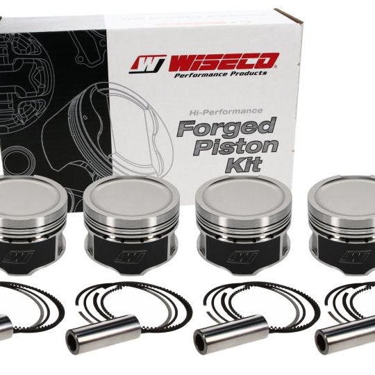 Wiseco VLKSWGN 1.8T 5v Dished -7cc 81MM Piston Shelf Stock Kit-Piston Sets - Forged - 4cyl-Wiseco-WISK563M81AP-SMINKpower Performance Parts