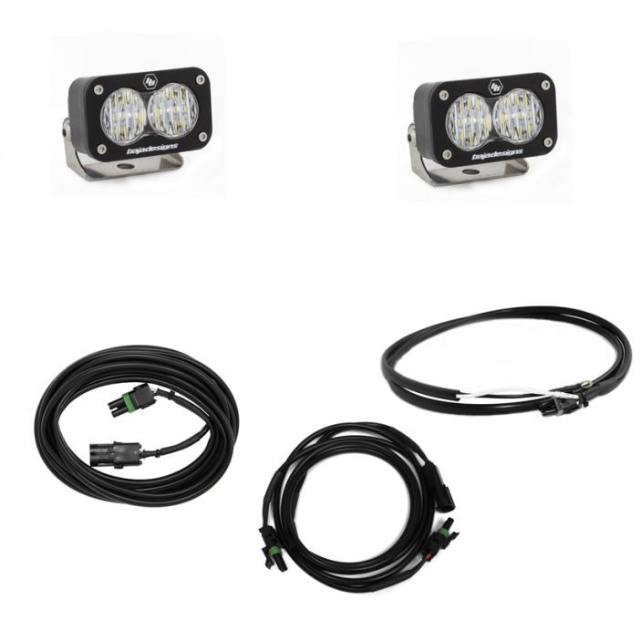 Baja Designs Jeep JL LED Light Kit Reverse Kit w/ Upfitter Dual S2 Sport w/C-tuningsupply.com