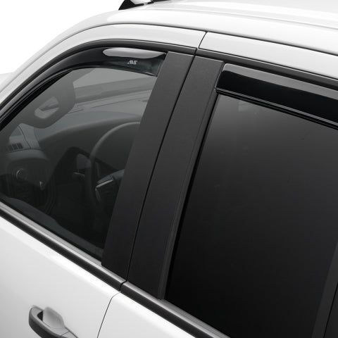 AVS 21-22 Hyundai Santa Cruz In-Channel Ventvisor Front & Rear Window Deflectors 4pc - Smoke-tuningsupply.com