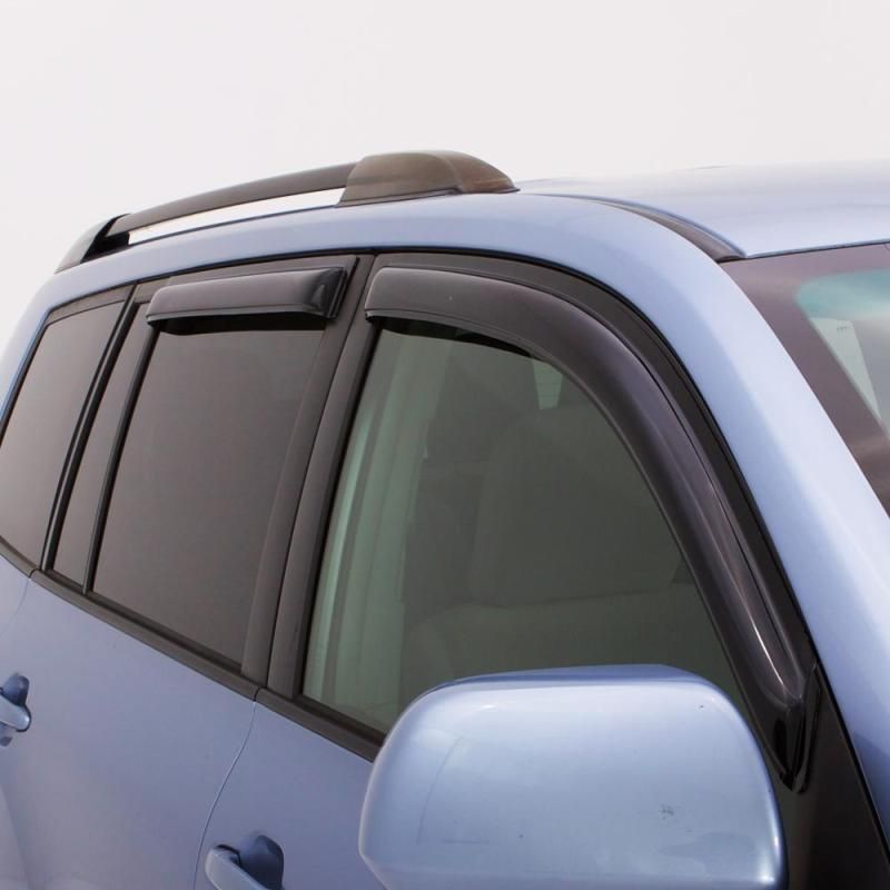 AVS 98-11 Ford Crown Victoria (Short Rears) Ventvisor Outside Mount Window Deflectors 4pc - Smoke-tuningsupply.com