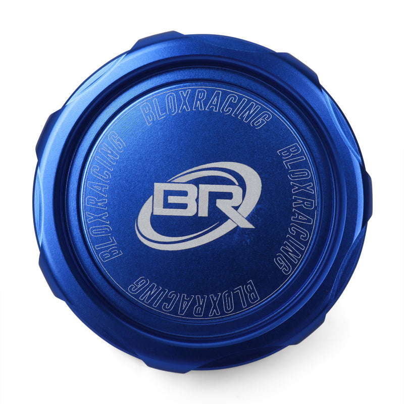 BLOX Racing Billet Honda Oil Cap - Blue-tuningsupply.com