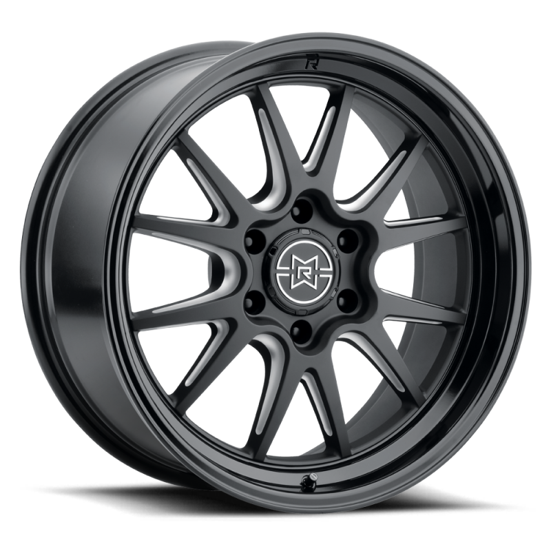 Method Raised MR802 20x9 / 6x5.5 BP / -12mm Offset / 106.25mm Bore - Double Black Milled Wheel-tuningsupply.com