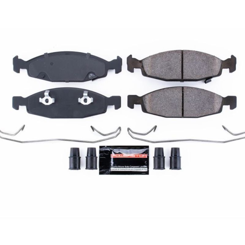 

PowerStop Z23-790 - PSBZ23-790 - Power Stop 99-03 Jeep Grand Cherokee Front Z23 Evolution Sport Brake Pads w/Hardware - Shipped in Europe - Tuningsupply.com
