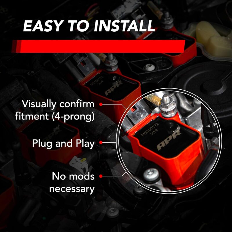 

APR MS100192 - APRMS100192 - APR EA888.3/EA888.4/EA839/EA825 (MQB/MLB) 2.0T/2.9T/3.0T/4.0T Ignition Coil - Red - Shipped in Europe - Tuningsupply.com
