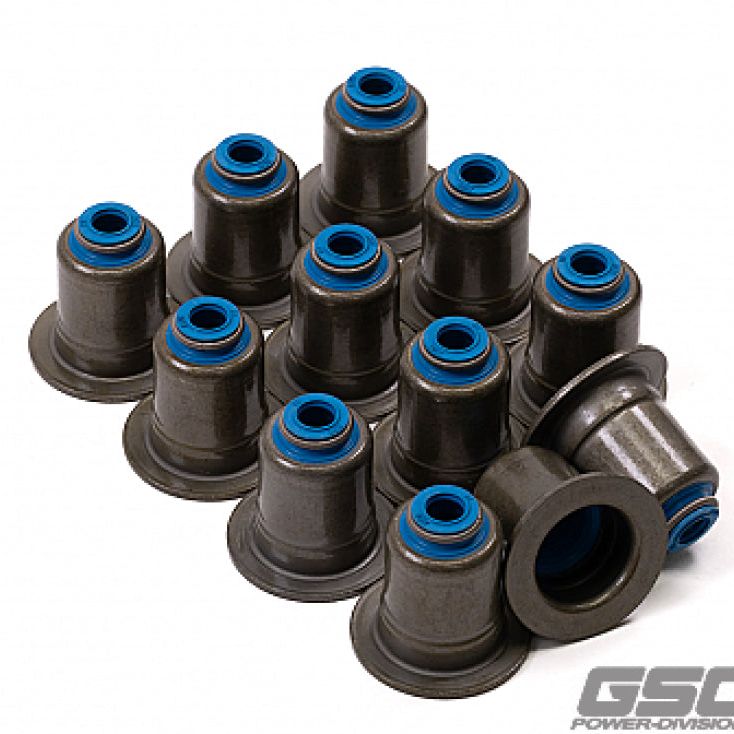 GSC P-D Toyota Supra/BMW B58/N54/S55/S58 Viton Exhaust Valve Stem Seals - Set of 12-tuningsupply.com