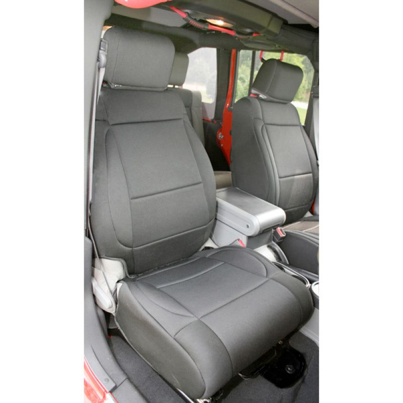 Rugged Ridge Neoprene Front Seat Covers 11-18 Jeep Wrangler JK-Seats-Rugged Ridge-RUG13215.01-SMINKpower Performance Parts