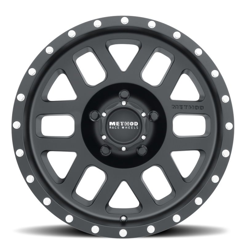 Method MR306 Mesh 18x9 +18mm Offset 5x150 116.5mm CB Matte Black Wheel-tuningsupply.com