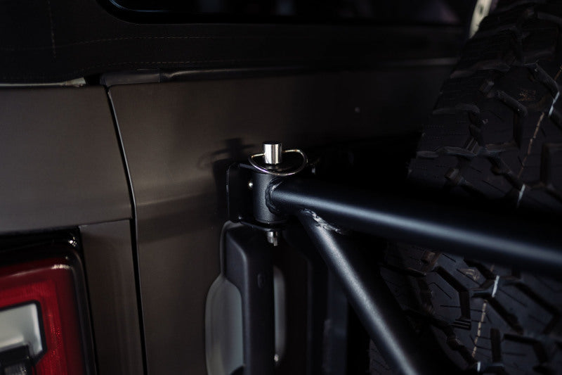 

DV8 Offroad  - DVETCBR-01 - DV8 Offroad 21-23 Ford Bronco Spare Tire Guard & Accessory Mount - Shipped in Europe - Tuningsupply.com
